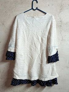 Beautiful Ladies Lace Top Layered Blouson