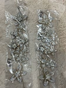 Sparkling Floral Hair Vines