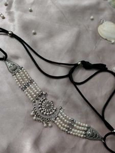 Pearl &amp; Silver Necklace