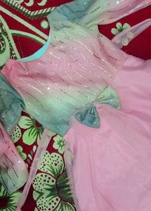 Girls Beautiful Sequence Gown