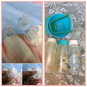Baby Milk Bottles & Food Masher