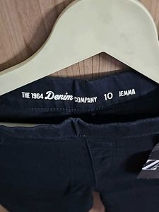 Denim Jeans With Lastic On Sale