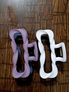 Combo Of 3 New Elegant Large Hair Clips- Dual-Tone