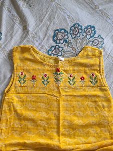 yellow kurta