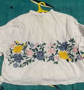 Zara White Top