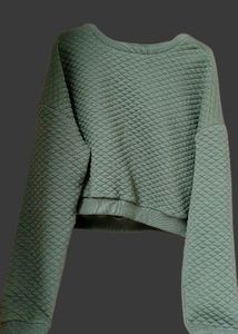 Oversized Green Sweatshirt