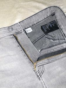 Gray Denim Jeans