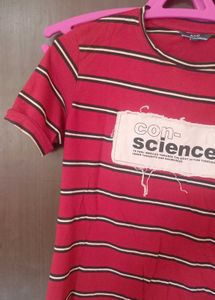 Red striped tshirt ❤️
