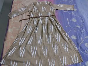 Smart Long Dress With Belt