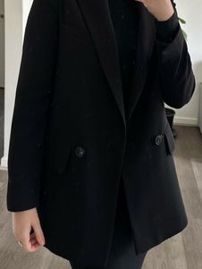 ZARA Long Black Blazer