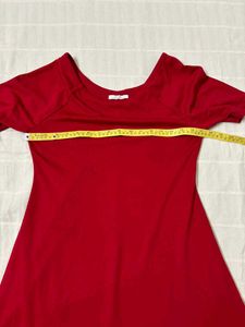 Zara Trafaluc Red Mini Dress