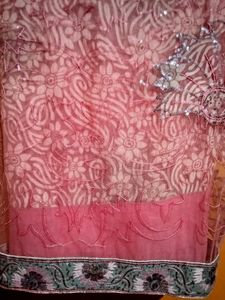 Embroidered Floral Saree