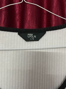 Ribbed Crop Top with Bow Detail