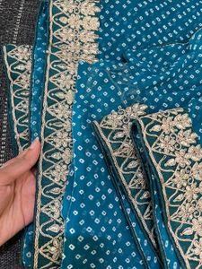 Bandhani Print Saree