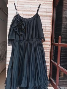 Hot Black Flared Dress😎🫣🎉✨