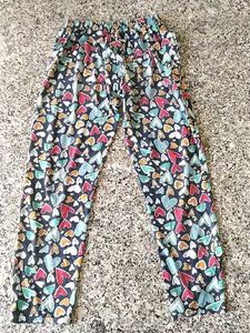 Cute Heart Print Pants