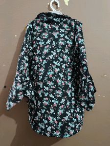 Floral Kimono Cardigan &amp; Tee Set
