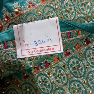 🦚Elegant Teal Saree🦚