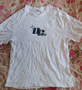 White Graphic Print T-Shirt