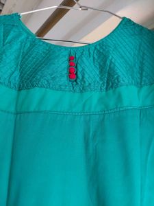 Elegant Sea Green Dress