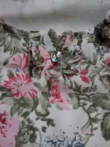 Vintage Floral Midi Dress