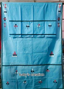 Assamese Cotton Sador Mekhela Embroidery