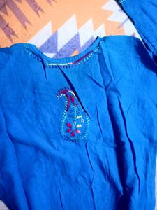 Pure Cotton Lakhnavi Kurta