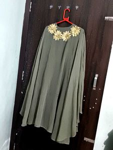 fully frel butterfly jacket Abaya