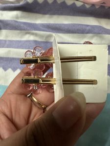 Pink Flower Hair Clips
