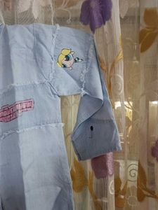 Denim  Shirt For Girls