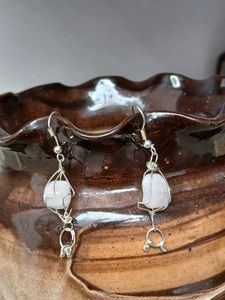 White Swirl Bead Jewelry Set
