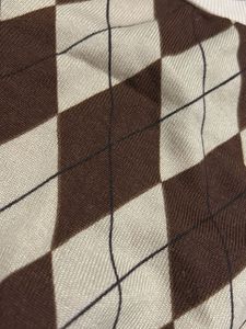 Argyle Knit Crop Top