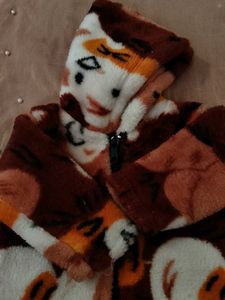 Cute Animal Print Baby Jacket