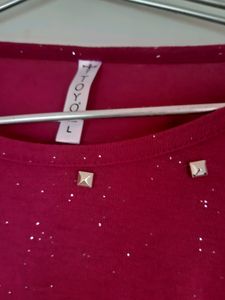 Skirt With Metching Stretch Top Looking Designer