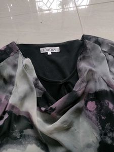 Abstract Print Mini Dress