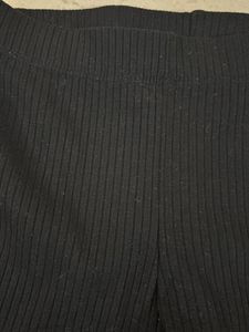 H&amp;M Black Ribbed Leggings
