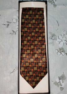Patterned Silk Tie