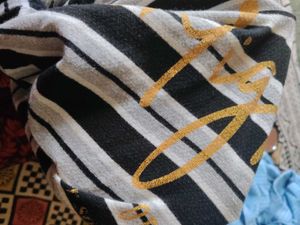 Striped Tee with Graphic