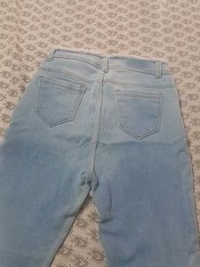 Light Wash Flared Jeans