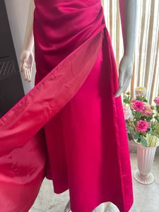Pink High Quality Satin Gown