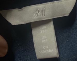 Authentic h&amp;m premium satin midi dress