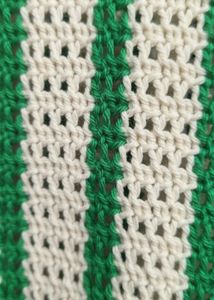 Striped Knit crochet