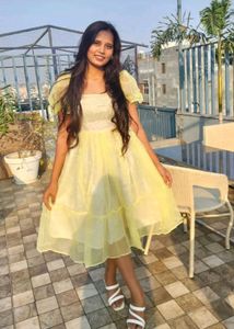 Yellow Cloud dress