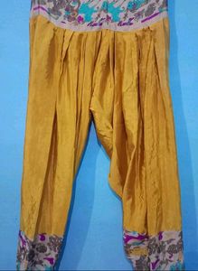 Yellow Soft Glossy Salwar
