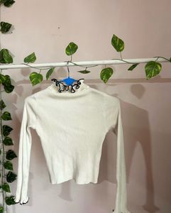 White Crop Top
