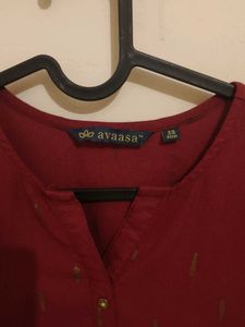 Elegant Maroon Kurti for Women