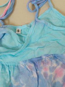 Tie Dye Cotton Beach Wear For Girls