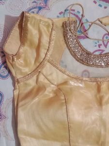 Elegant Golden Blouse