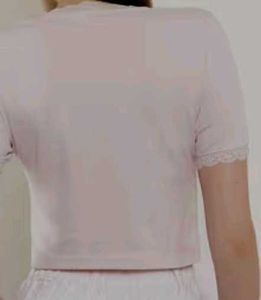 Ribbed Button-Up Top