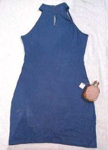 Myntra Blue Bodycon Dress 👗